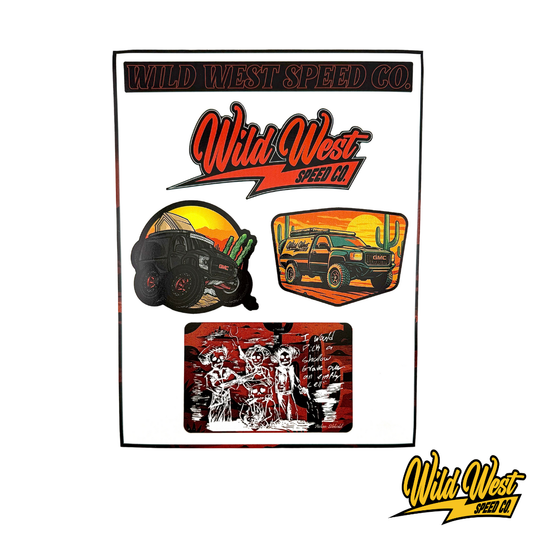 Wild West Speed Co - Limited Edition Sticker Pack